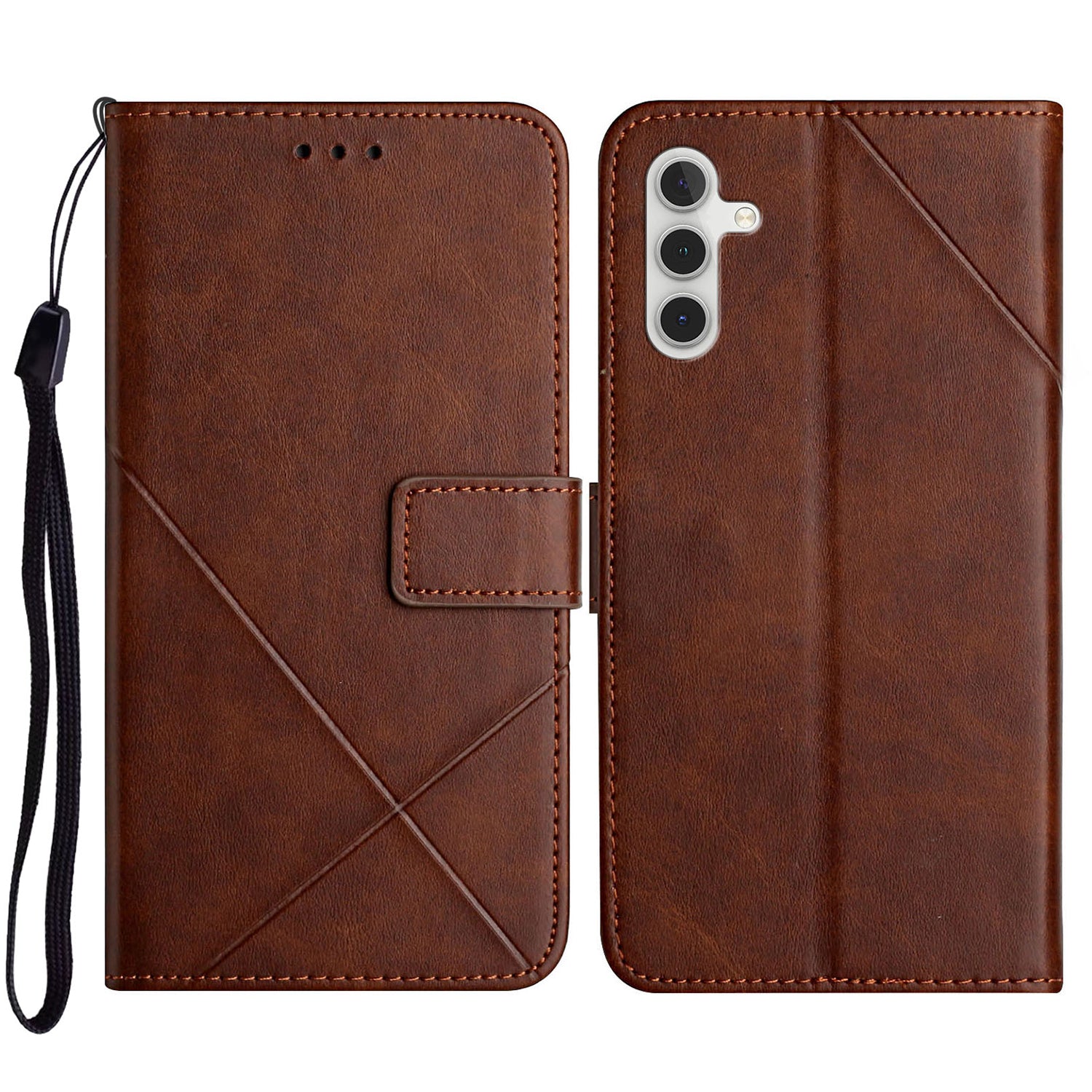 Leather Phone Cover for Samsung Galaxy S23 FE Wallet Stand Imprinted Phone Case Leather Phone Cover for Samsung Galaxy S23 FE Wallet Stand Imprinted Phone Case